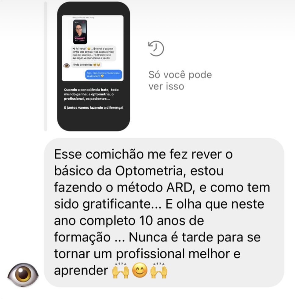 Depoimento de aluno